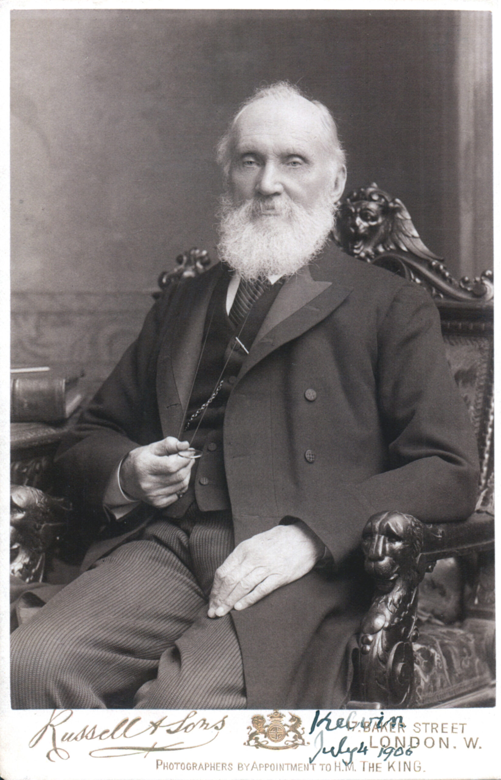 Portret van Lord Kelvin (William Thomson)