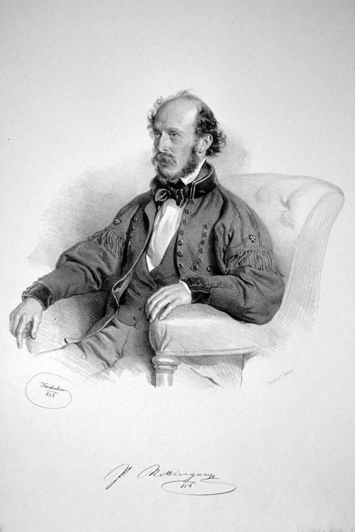 Portret van Peter von Rittinger